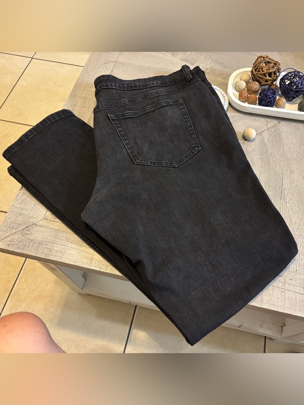 Hot Topic HT Denim Black Men’s 38 x 32 Stretch Skinny Jeans